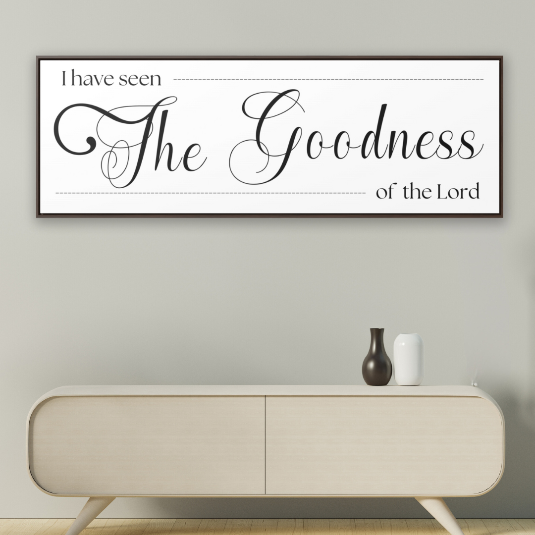 Goodness Of The Lord | Christian Wall Art