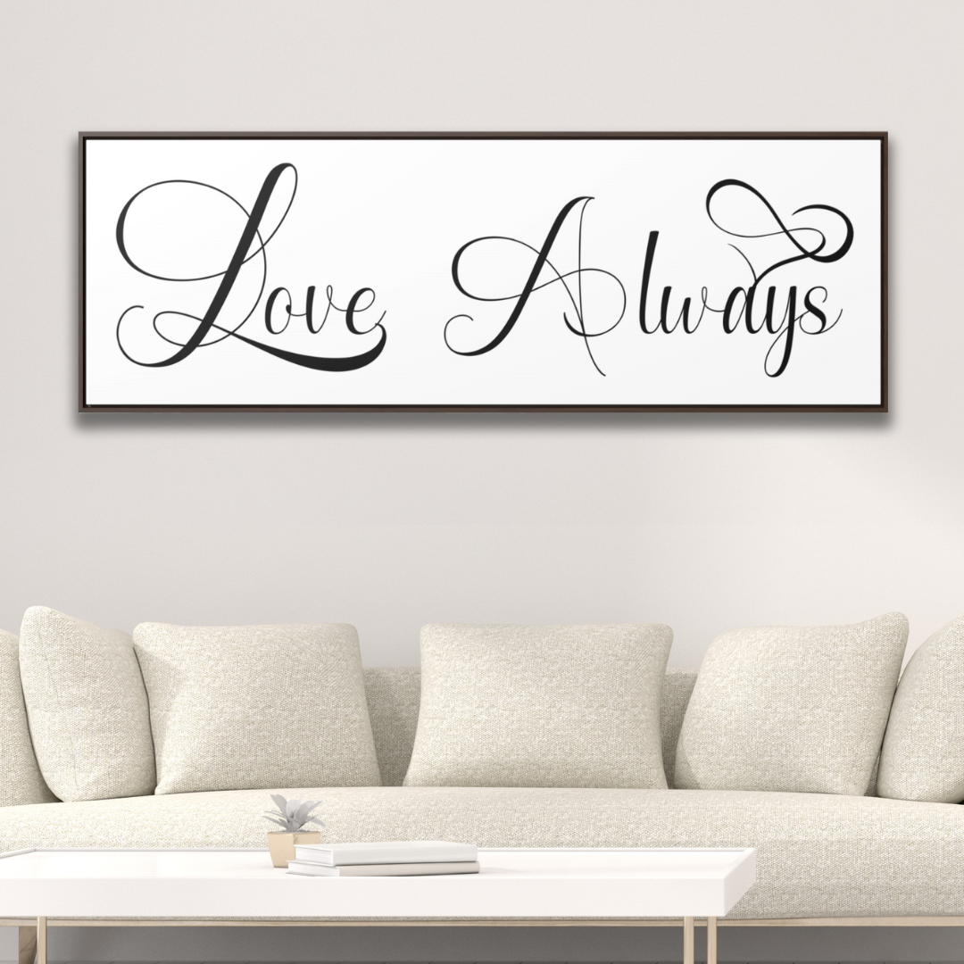 Love Always | Christian Wall Art