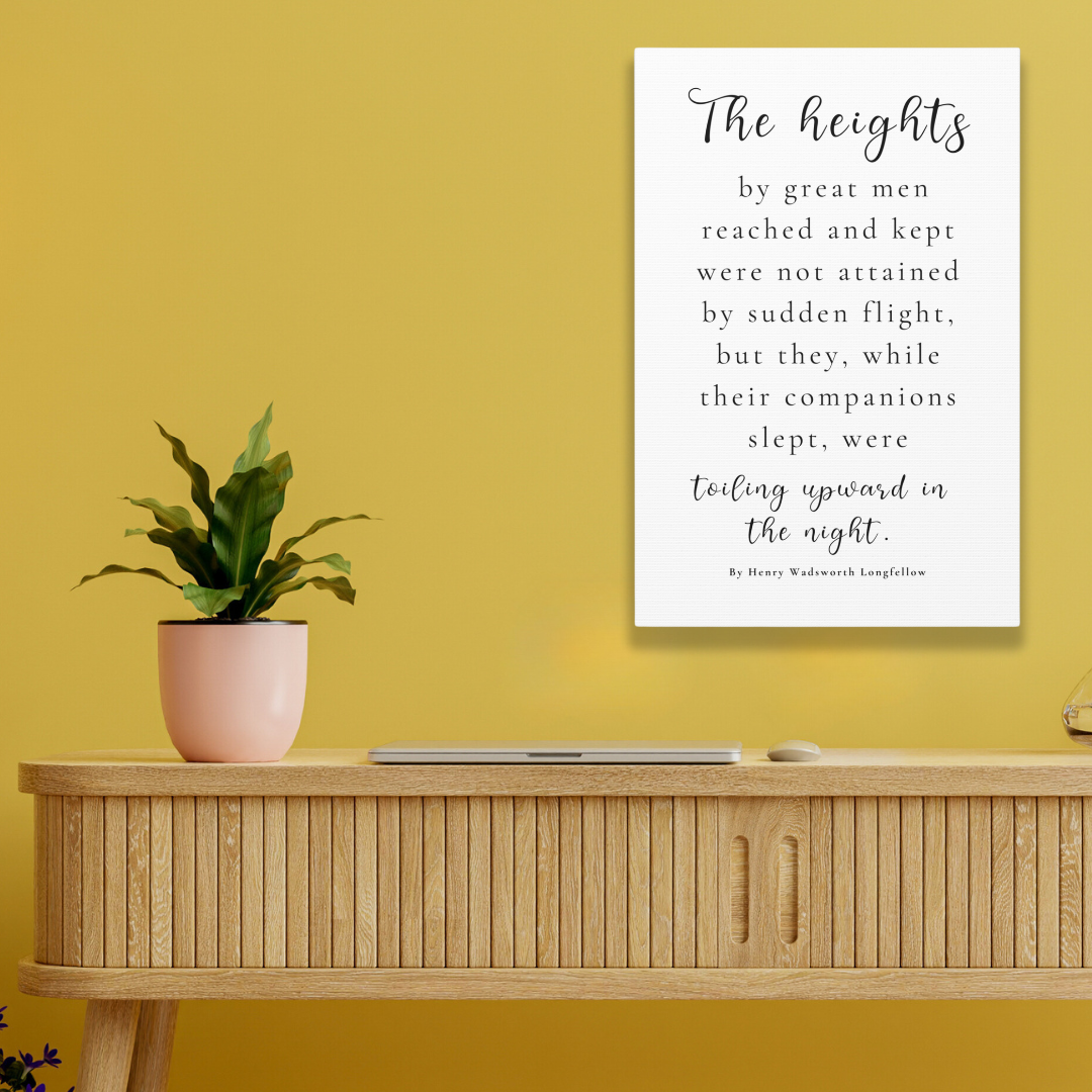 The Heights By Great Men | Office Wall Art