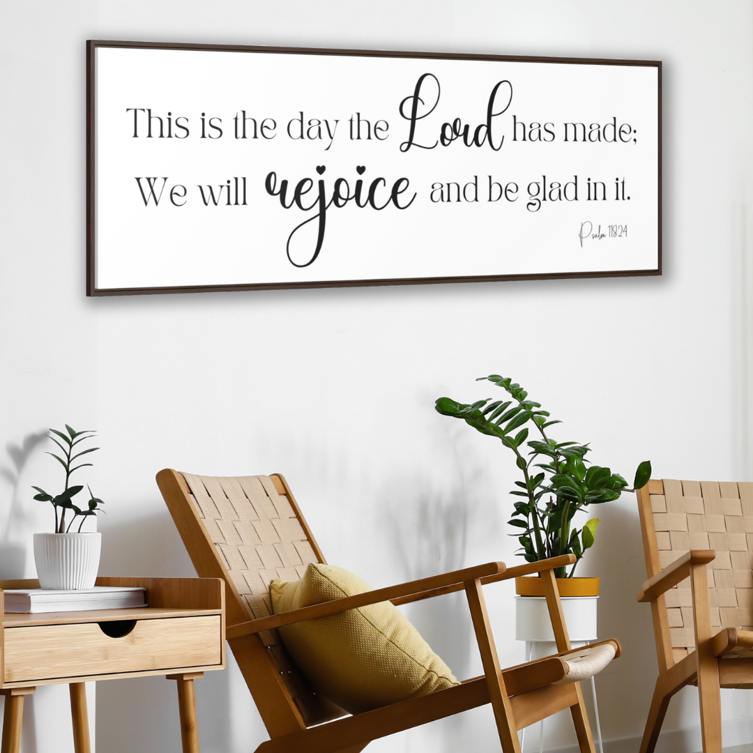 This Is The Day The Lord Has Made | Christian Wall Art