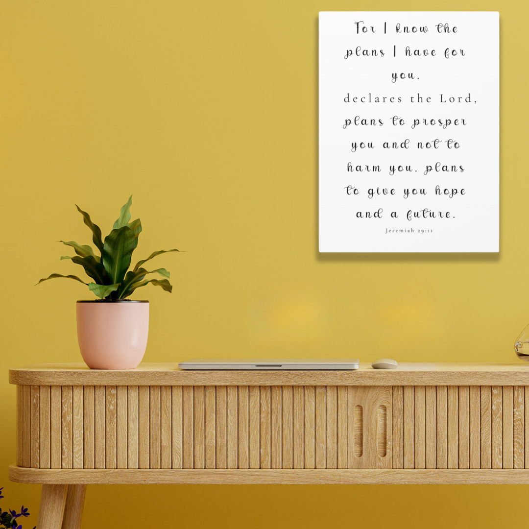 Plans To Prosper You | Office Wall Art