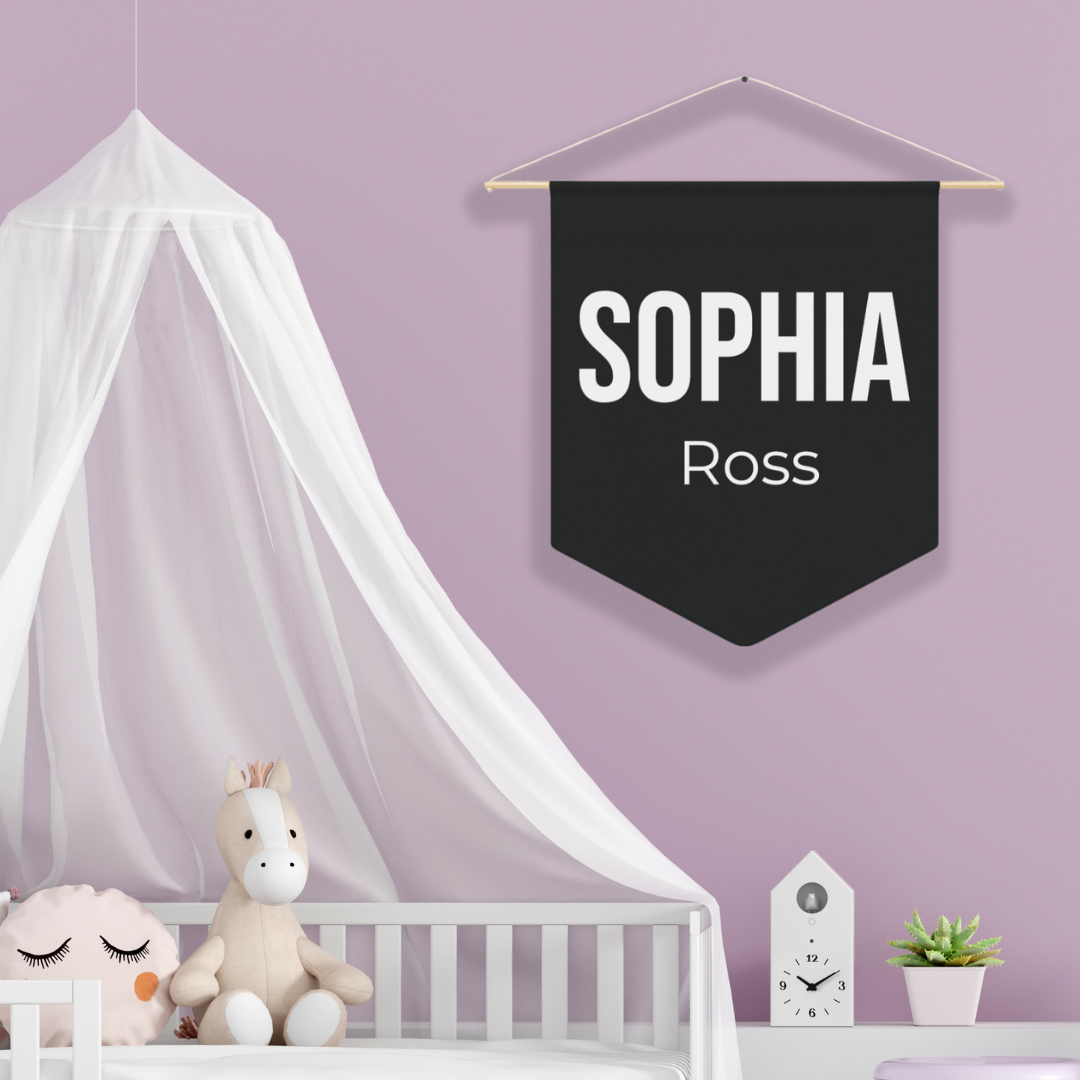 Custom kids Names | Wall Pennant Banner