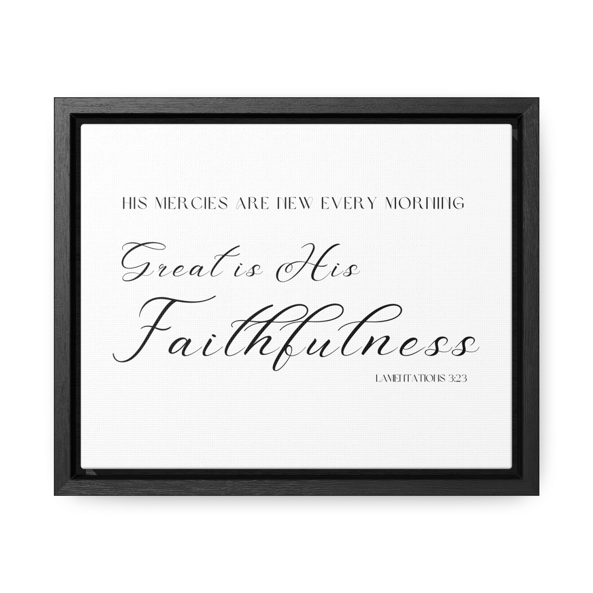 Great Is His Faithfulness | Christian Wall Art