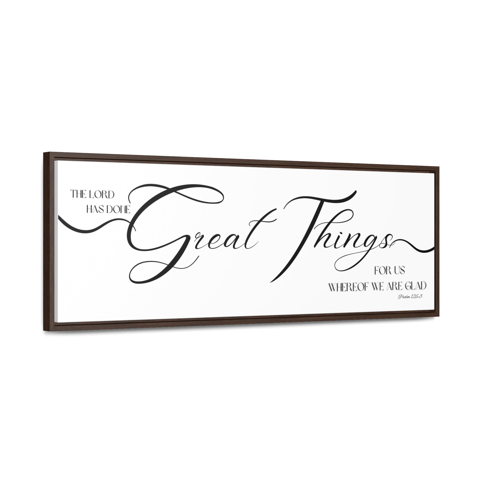 The Lord Has Done Great Things | Christian Wall Art