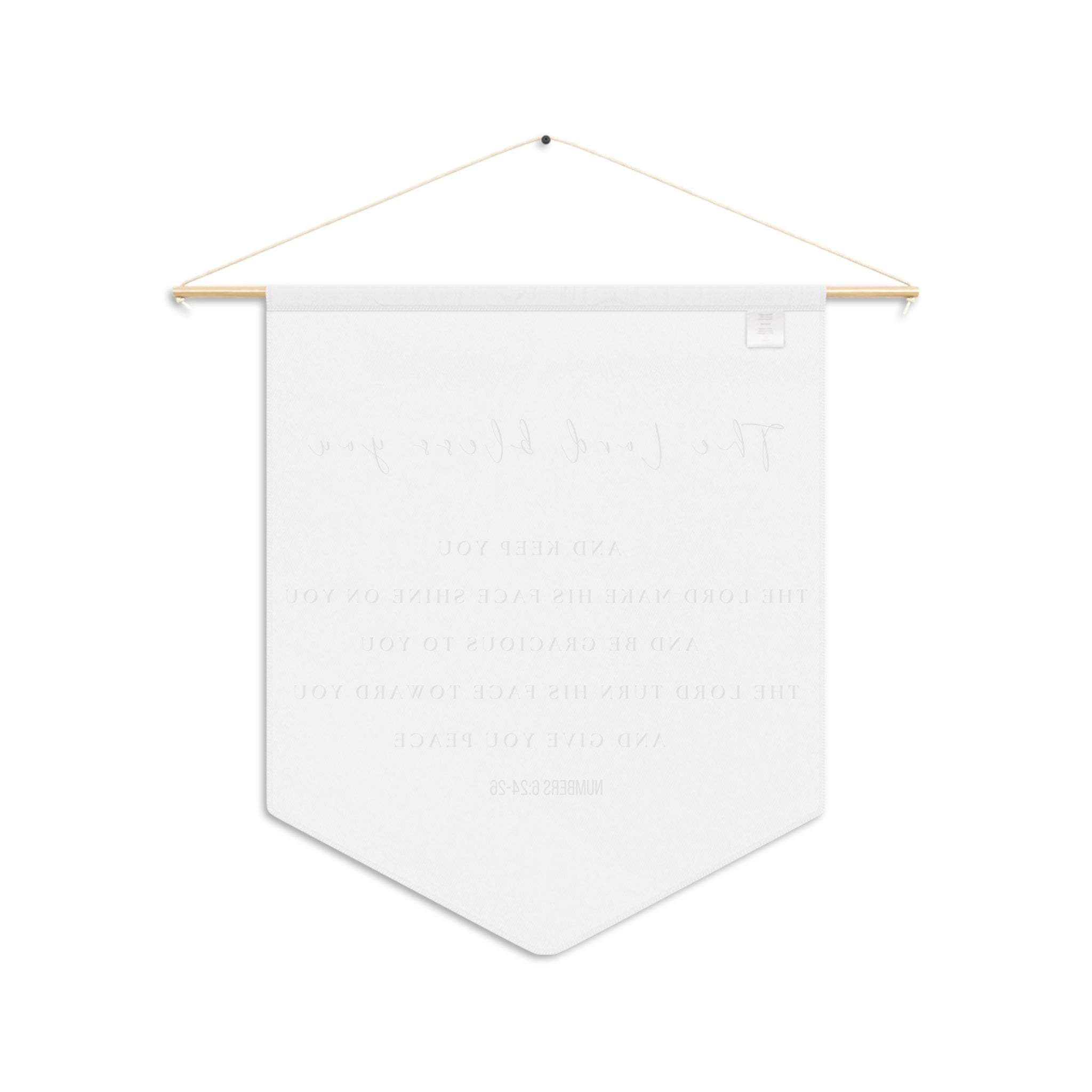 The Lord Bless You | Nursery Pennant Wall Art