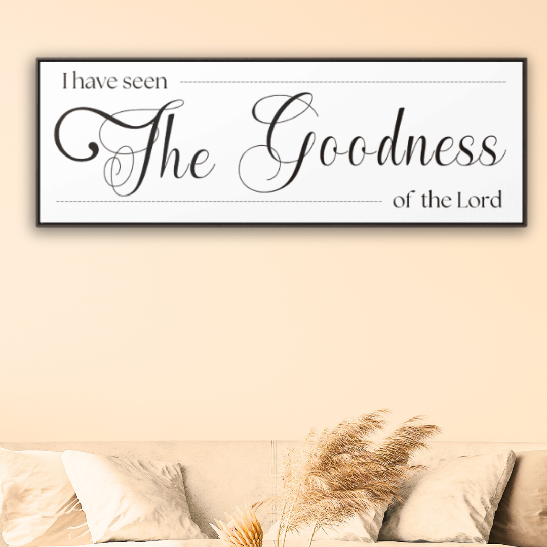 Goodness Of The Lord | Christian Wall Art