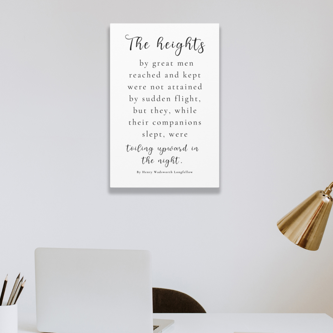 The Heights By Great Men | Office Wall Art