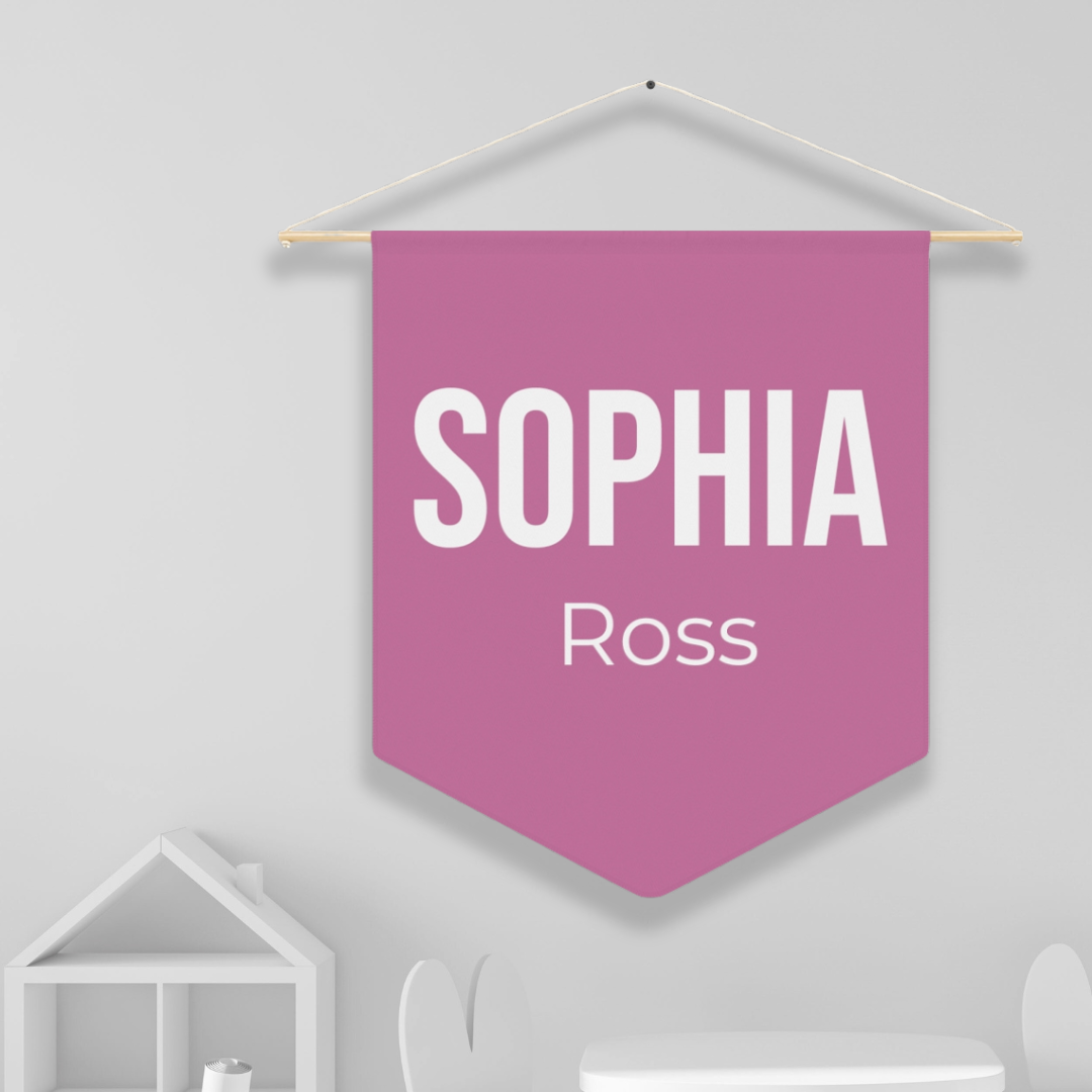 Custom kids Names | Wall Pennant Banner