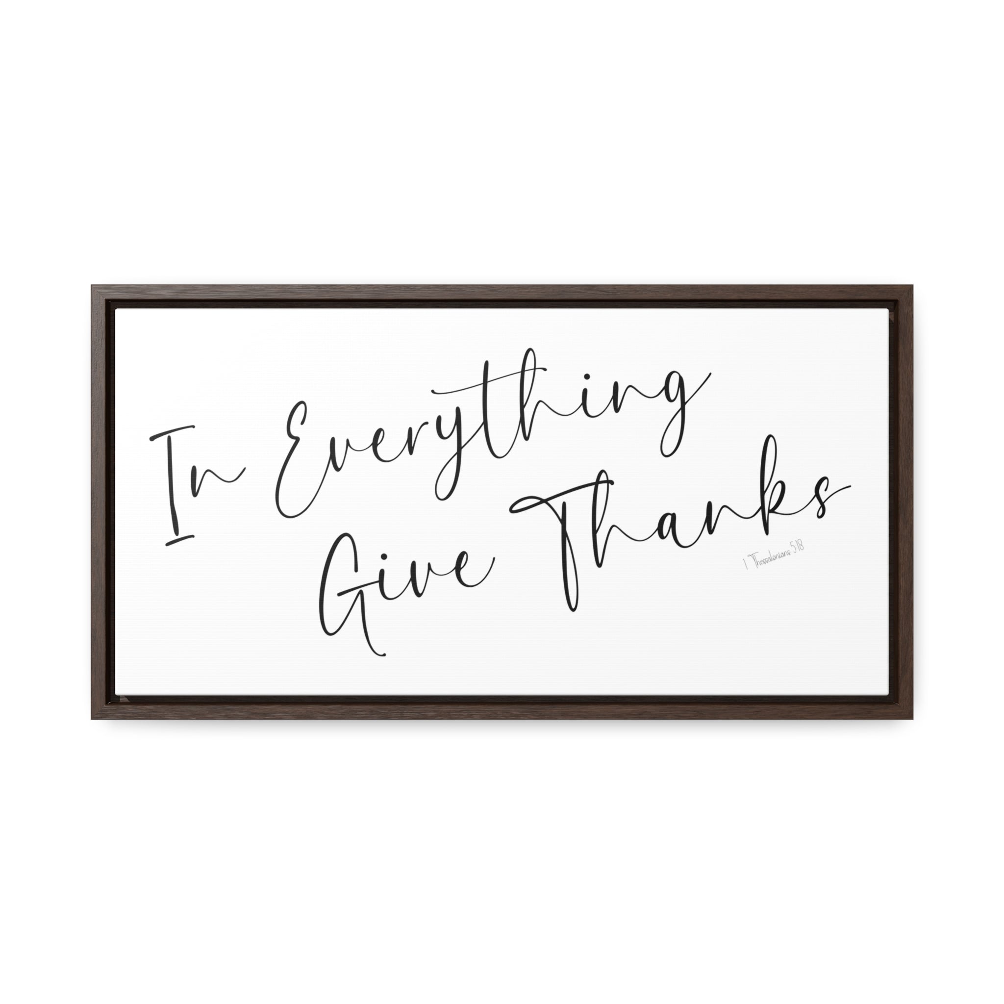 In Everything Give Thanks | Christian Wall Art