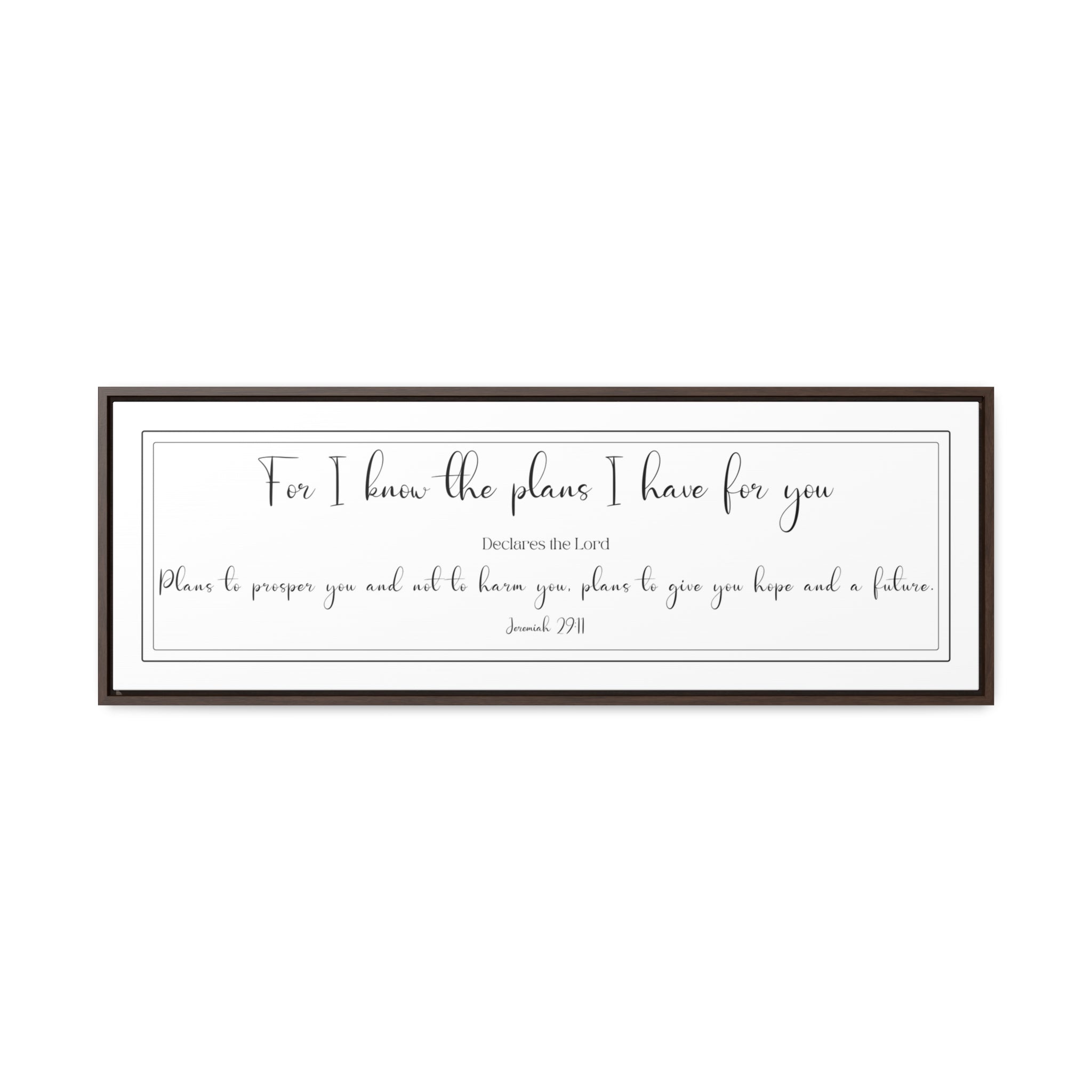 I Know The Plans I Have For You | Christian Wall Art