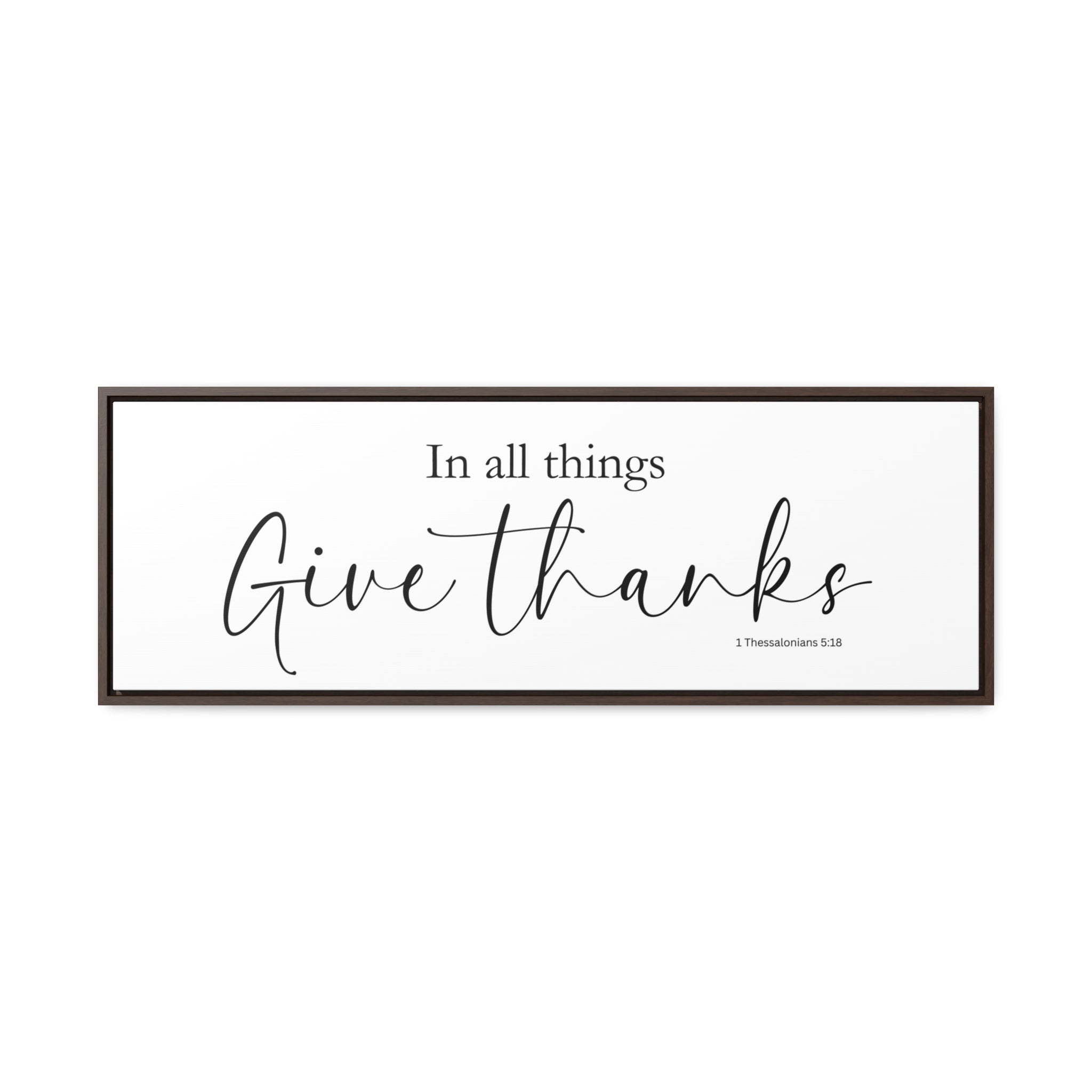 In All Things Give Thanks | Christian Wall Art