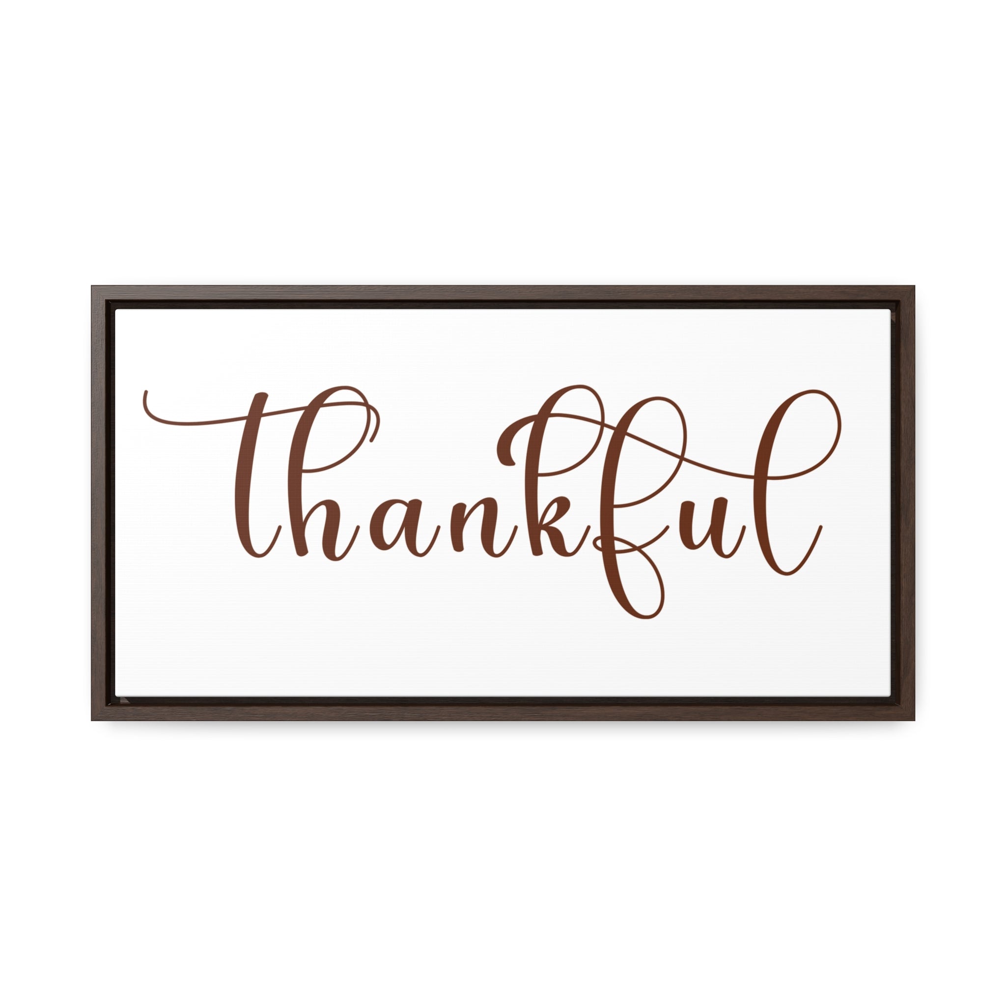 Thankful | Gratitude Wall Art | Canvas