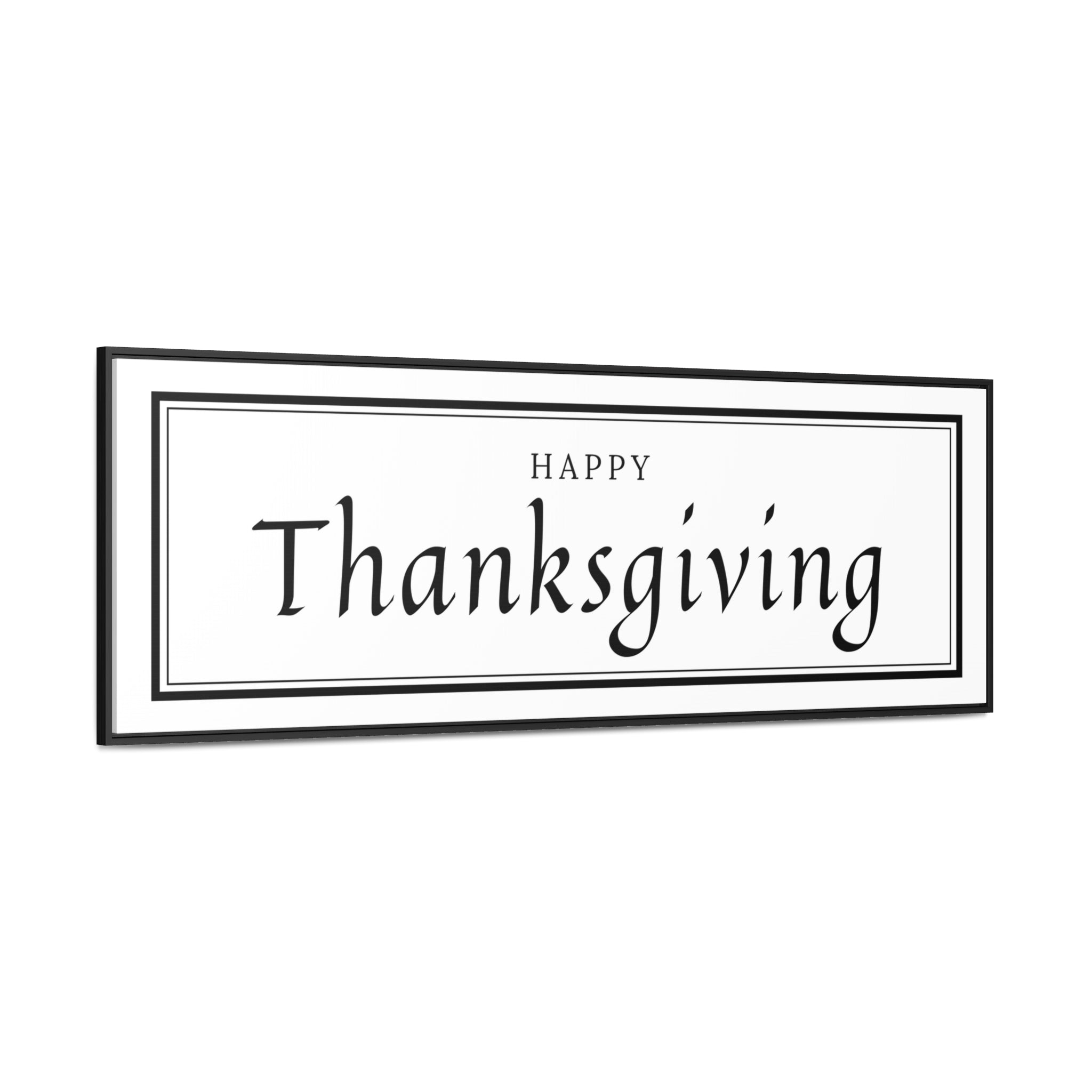 Happy Thanksgiving | Gratitude Wall Art | Canvas