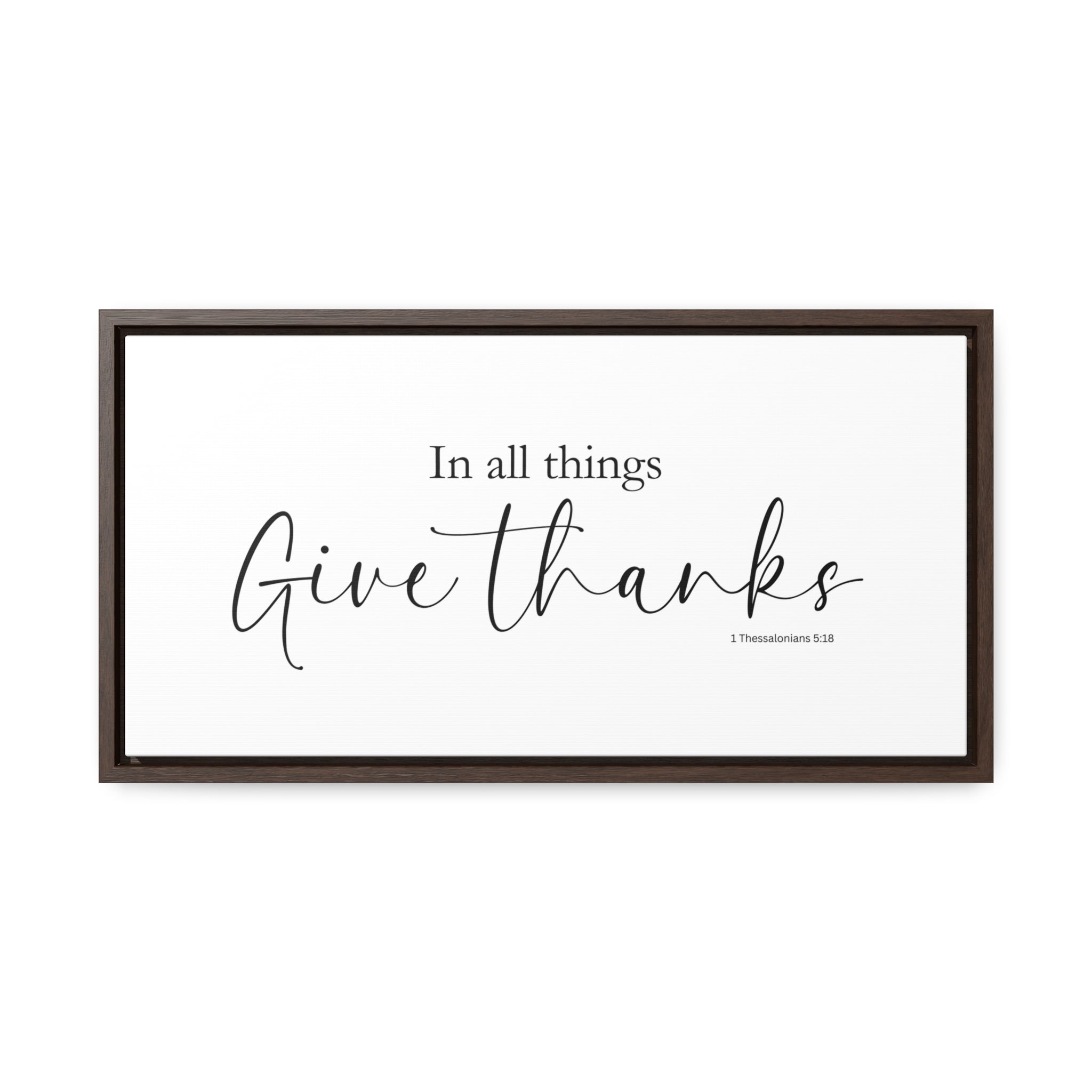 In All Things Give Thanks | Christian Wall Art