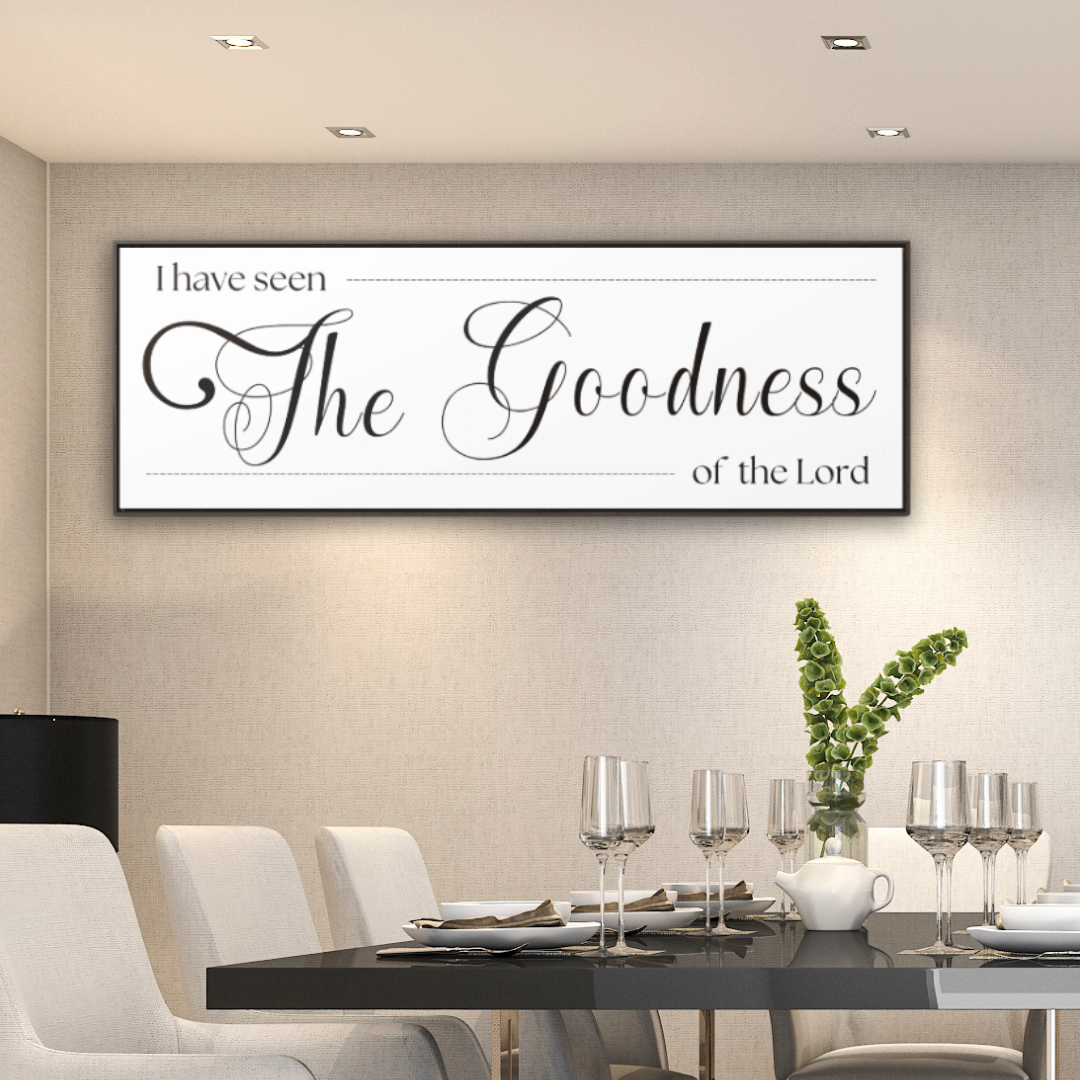 Goodness Of The Lord | Christian Wall Art