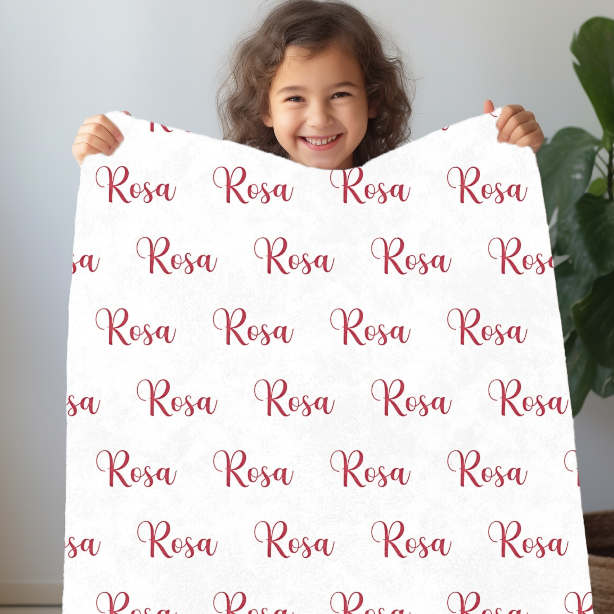 Kids Personalized First Name Blanket | Velveteen Minky