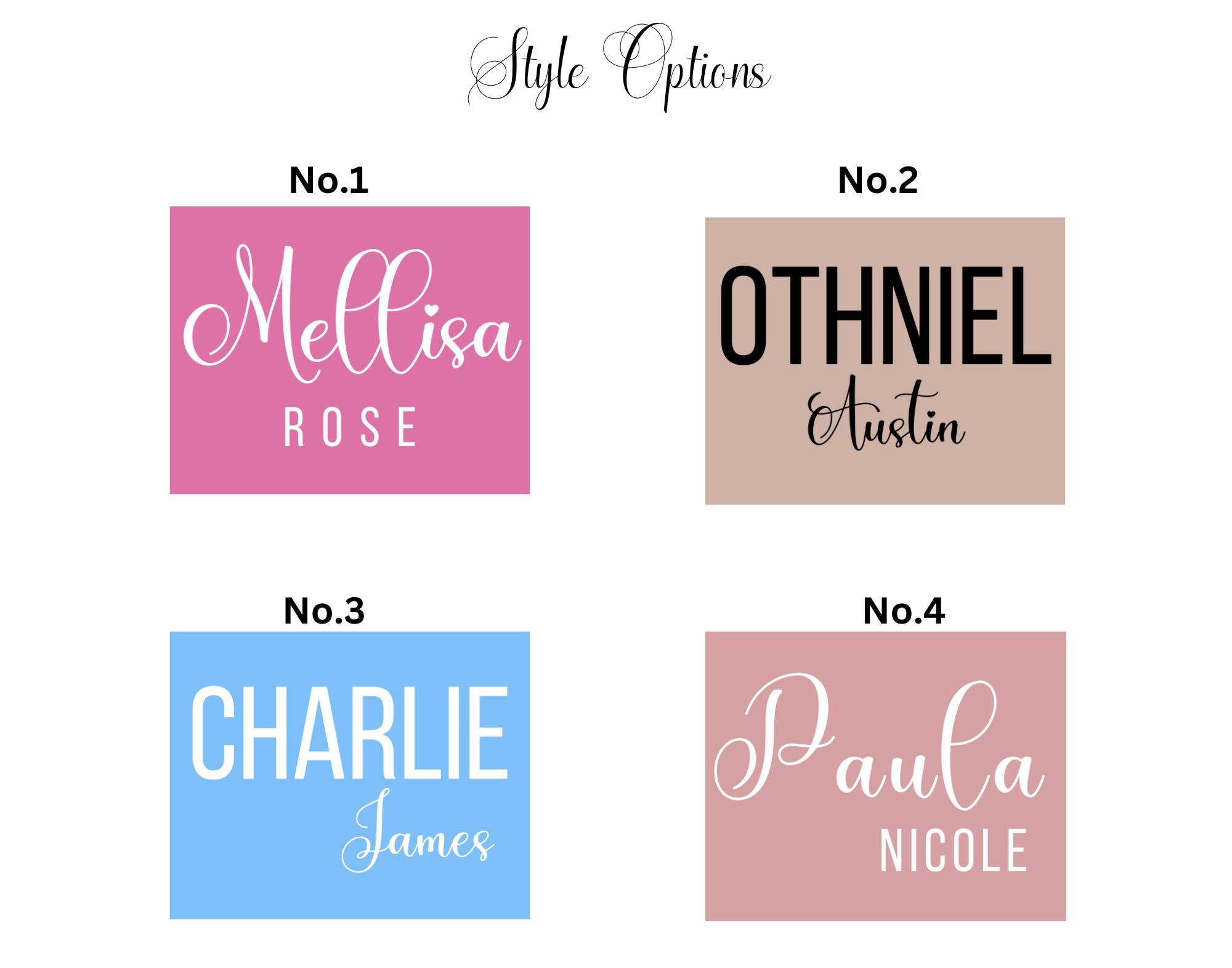 Kids Name Wall Art | Acrylic Prints